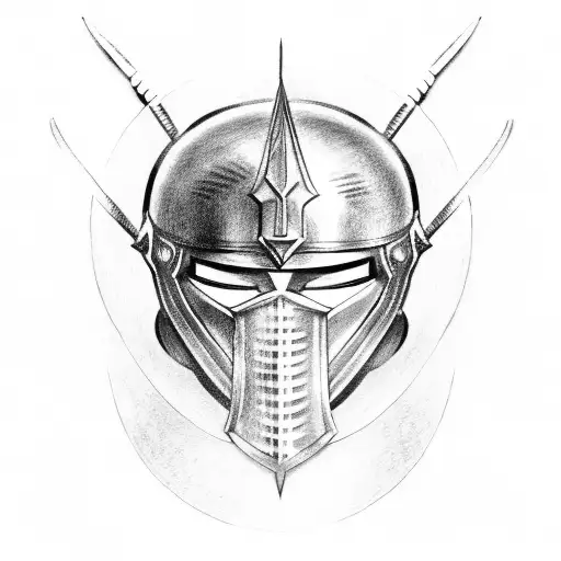leonidas helmet  tattoo design idea