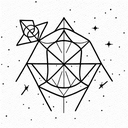 constellation orion tattoo design idea