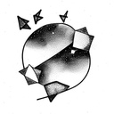 constellation orion tattoo design idea