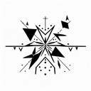 constellation orion tattoo design idea