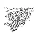 Ocean Wave tattoo design idea