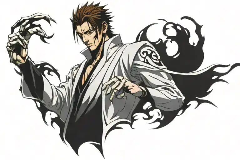 aizen sosuke tattoo design idea