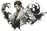 aizen sosuke tattoo design idea