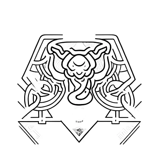 Kobe Logo with Snake around Mamba Mentality tattoo design idea