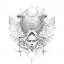 Icarus tattoo design idea