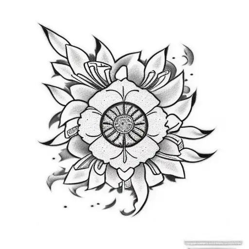 edelweiss tattoo design idea