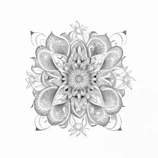 edelweiss tattoo design idea