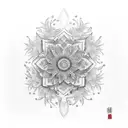 edelweiss tattoo design idea