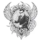 matrix torn skin  tattoo design idea