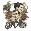 jose rizal design inspired tattoo design idea