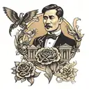 jose rizal design inspired tattoo design idea