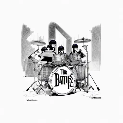 The Beatles, les it be tattoo design idea