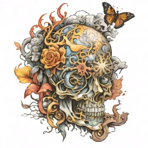 Negative thinking will never lead to a positive life tattoo design idea