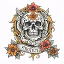 protect your peace tattoo design idea