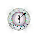 Lilly broken clock  tattoo design idea