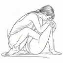 loneliness after a relationship tattoo design idea