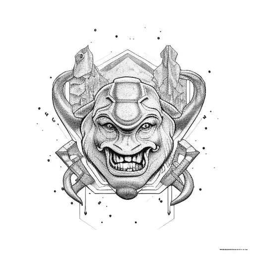 jumanji movie from 1995 tattoo design idea