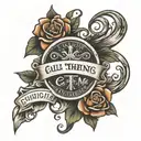 I can do all things through Christ who strengthens me tattoo design idea