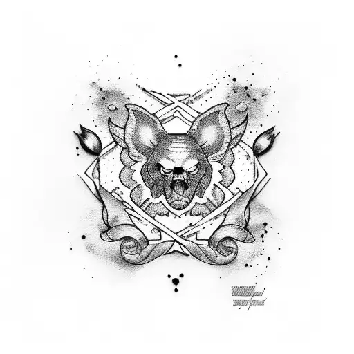 Glas of cuba libre tattoo design idea