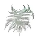 Fern Tree tattoo design idea