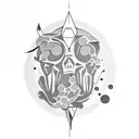 Money reminder tattoo design idea