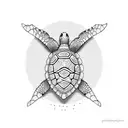 turtle  tattoo design idea