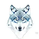 wolf with angles rock bands ACDC led Zeppelin tattoo design idea