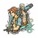 borderlands and monkey island tattoo design idea