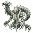 Spinal tattoo design idea