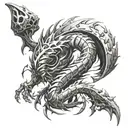 Spinal tattoo design idea