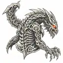 Spinal tattoo design idea