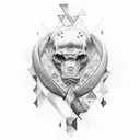 Albanian  tattoo design idea