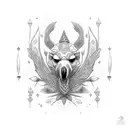 Albanian  tattoo design idea