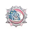 atom  tattoo design idea