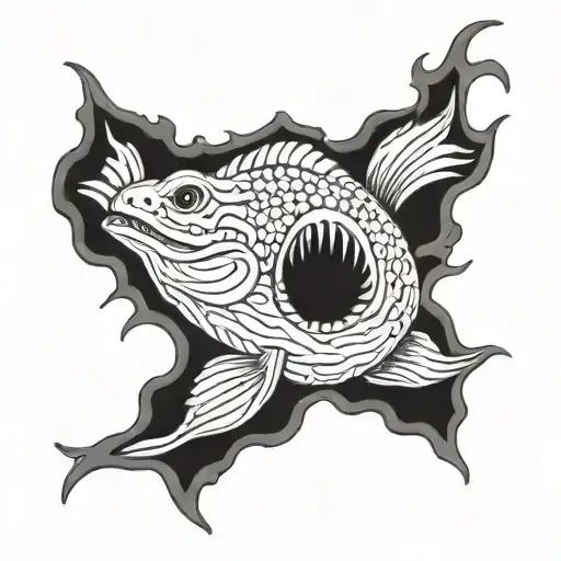 swamp tattoo design idea