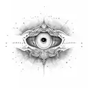 gore eyes tattoo design idea