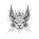 gore eyes tattoo design idea