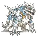 monster hunter monster tattoo design idea