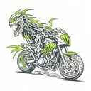 monster energy tattoo design idea