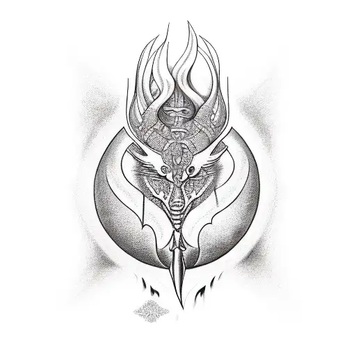 karna tattoo design idea
