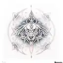 karna tattoo design idea