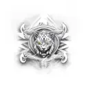 karna tattoo design idea