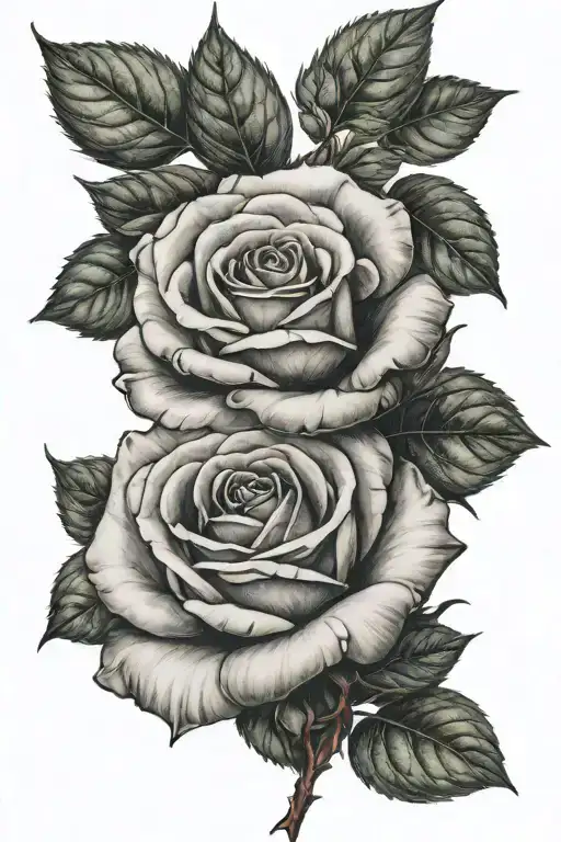 peace rose with faith love and hope tattoo design idea