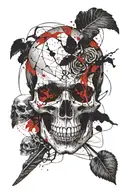 new beginning, skull tattoo design idea