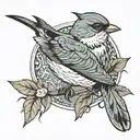 bird tattoo design idea