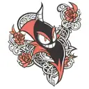 hazbin hotel tattoo design idea