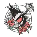 hazbin hotel tattoo design idea