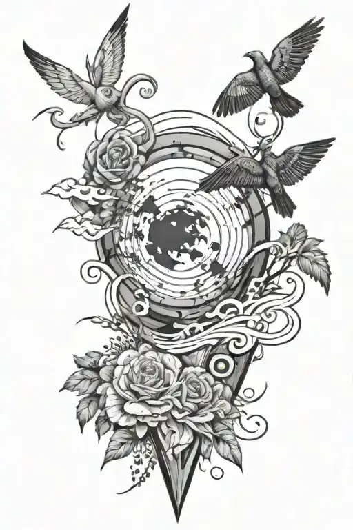 environmental tattoo design idea