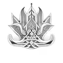 Hamsa Symbol tattoo design idea