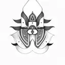Hamsa Symbol tattoo design idea
